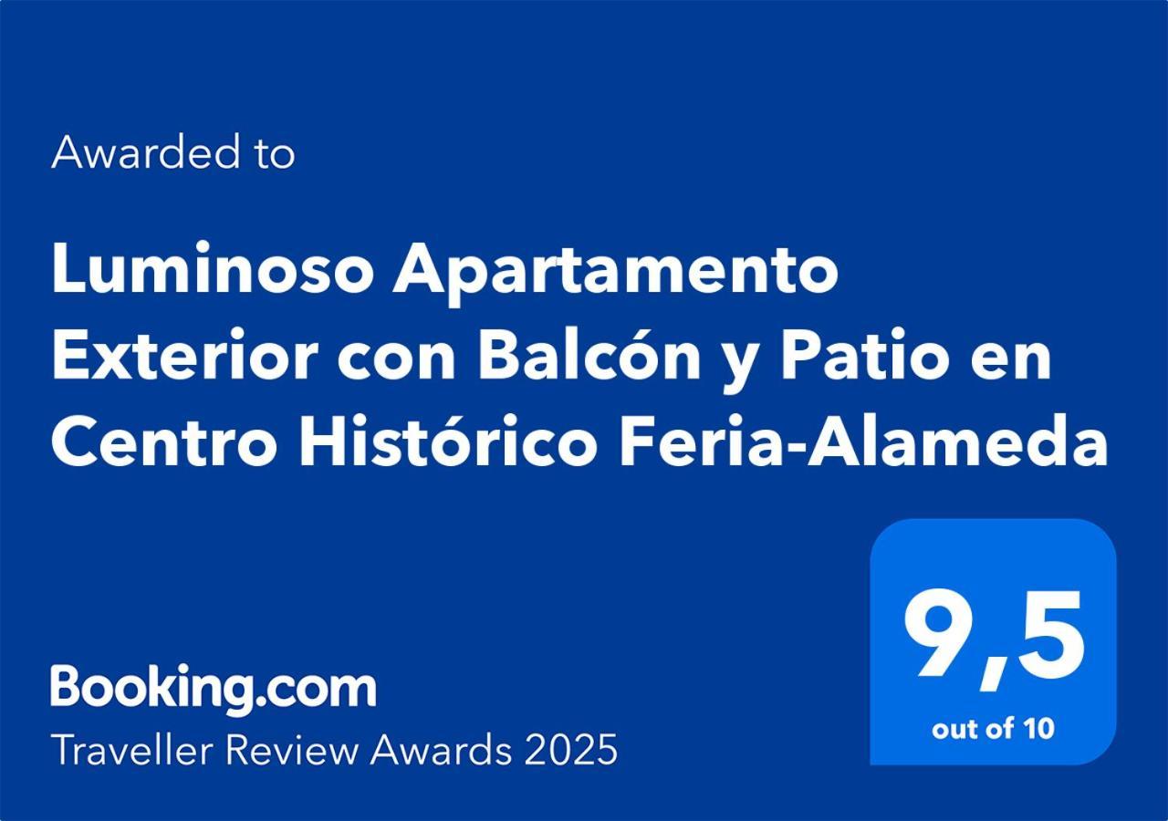 Luminoso Apartamento Exterior Con Balcon Y Patio En Centro Historico Feria-Alameda Sevilla Kültér fotó